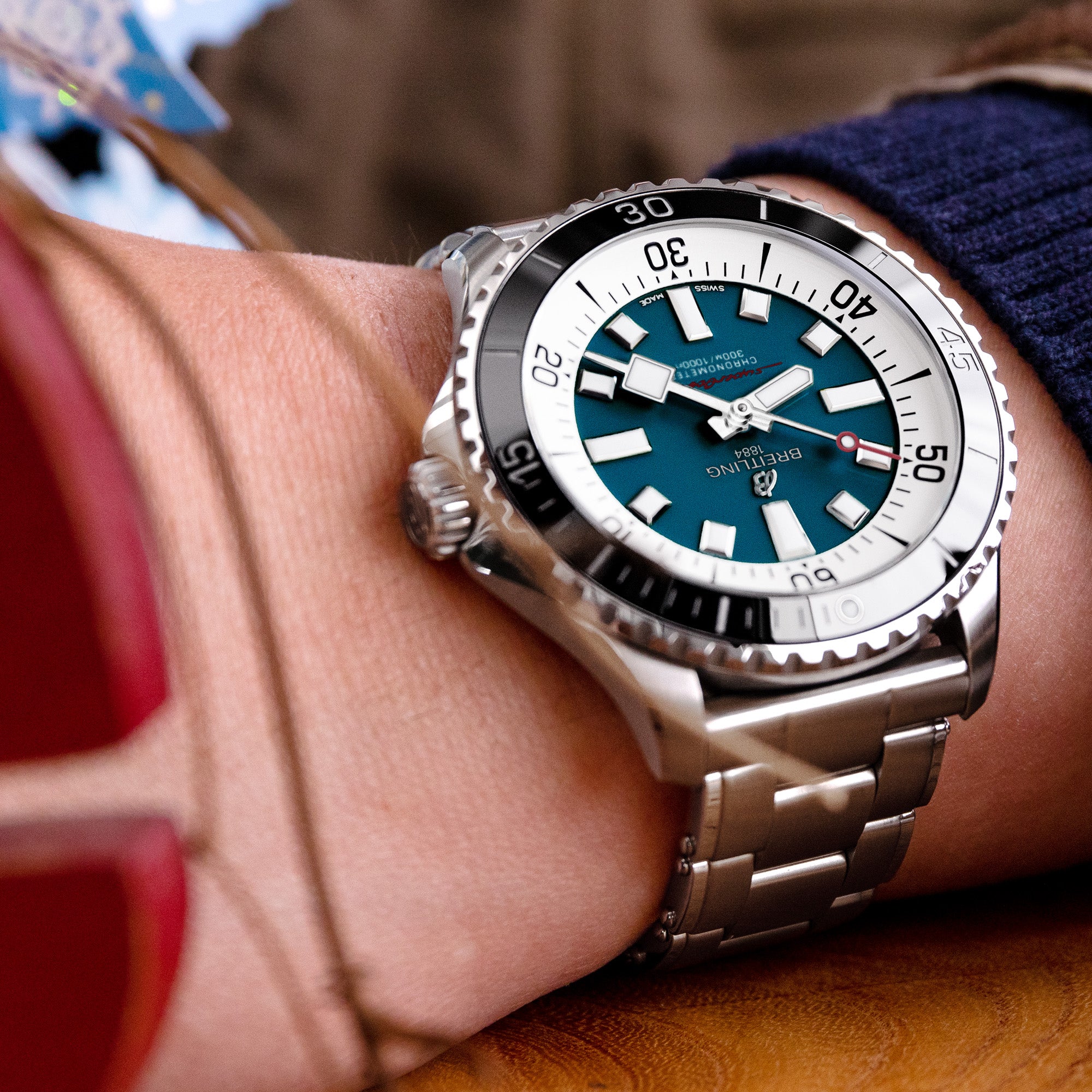 Breitling Definition of Style Functionality in SuperOcean Automatic 44