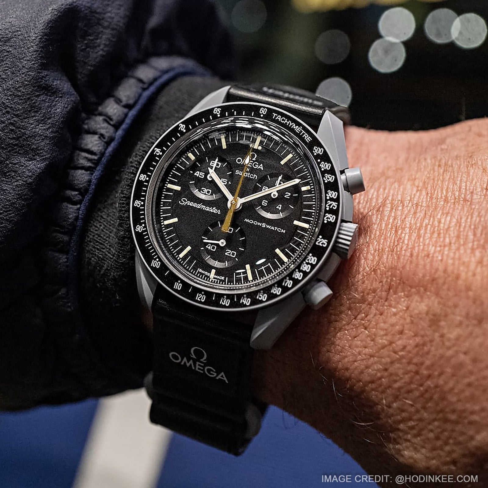 Shine Brightly with the Swatch X Omega 'Mission To Moonshine Gold'