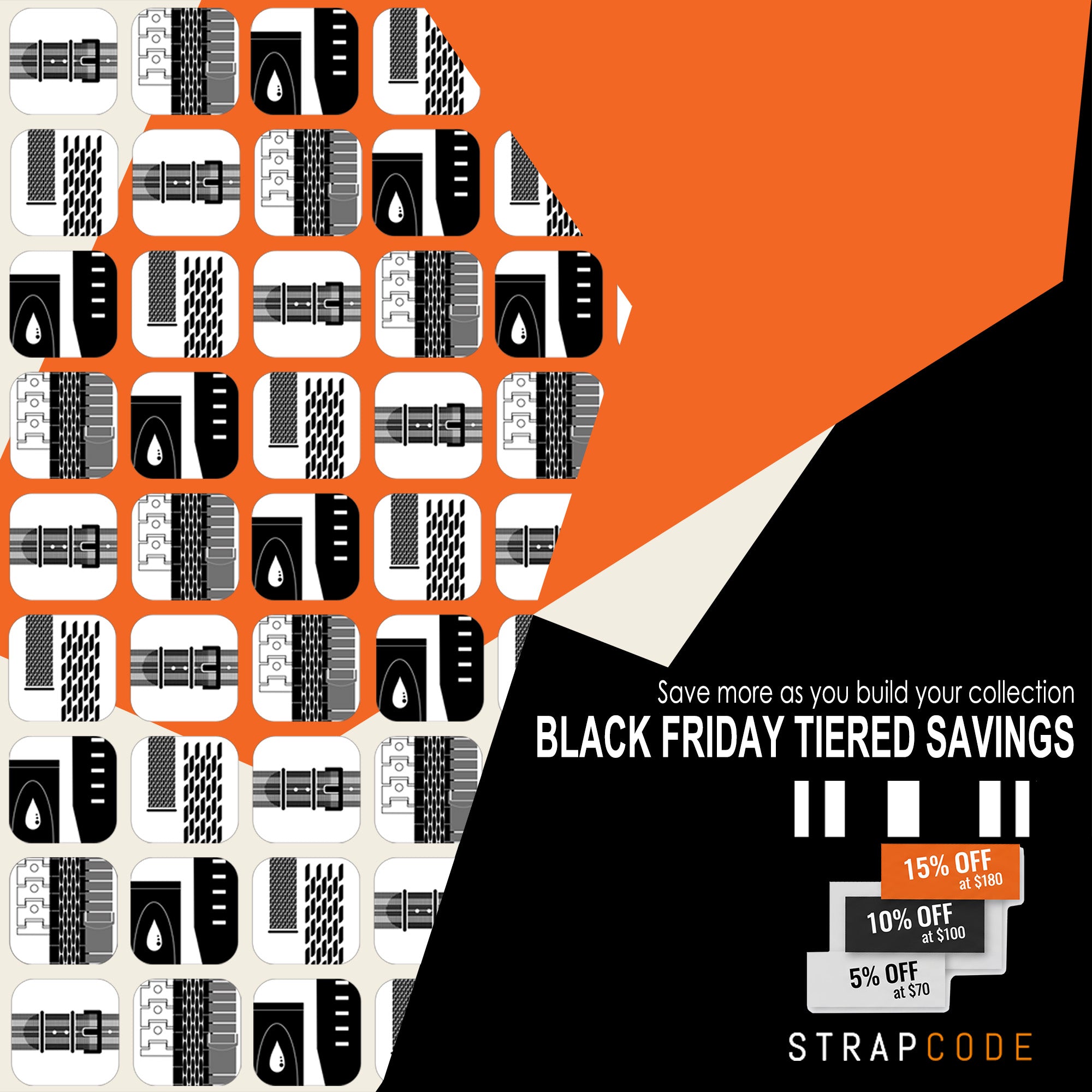STRAPCODE Black Friday 2025: Up to 15% Off Watch Bands + Free Shipping