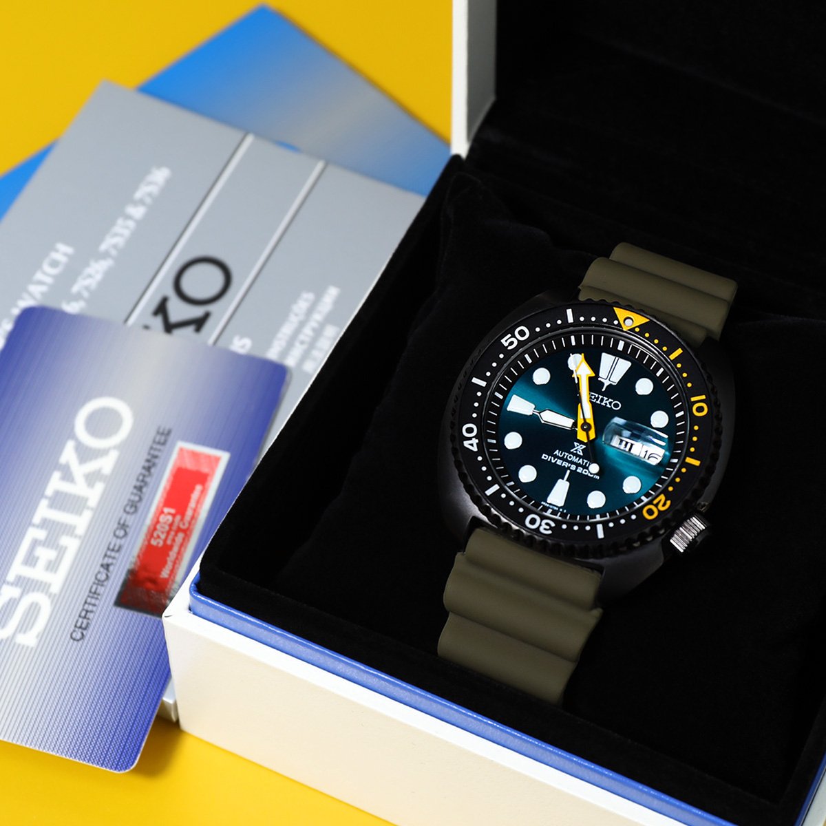 Seiko’s Limited Edition Okinawa “SEA GRAPE” Turtle SRPD45K1