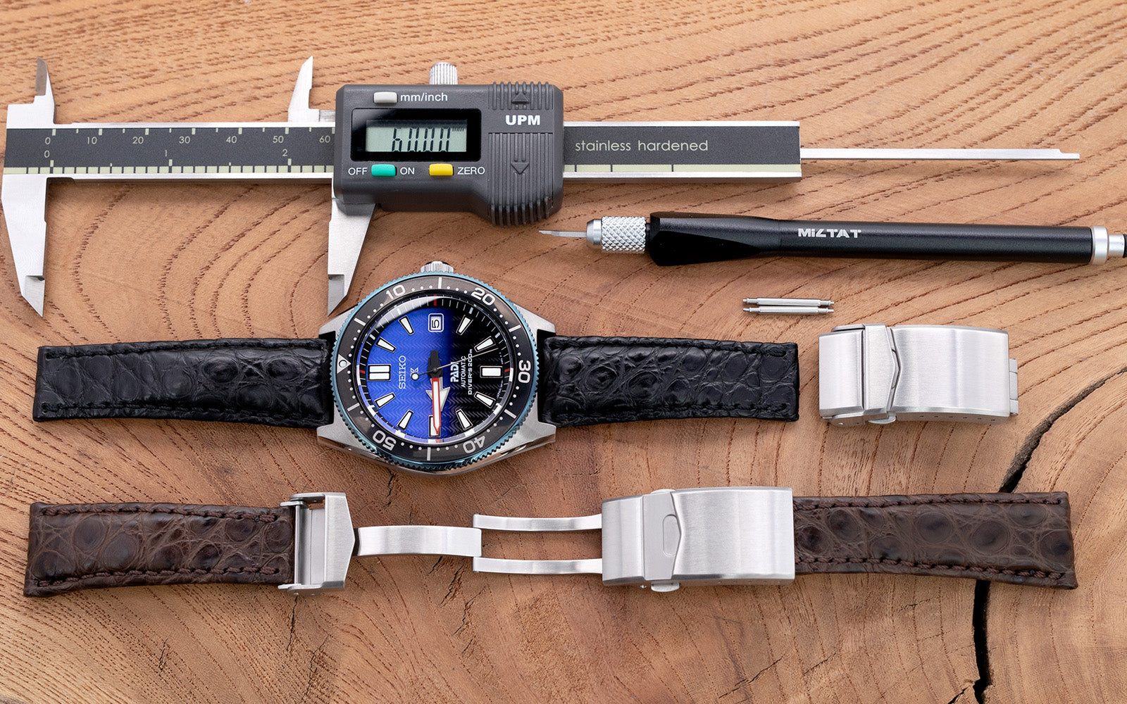 One-Piece Deployant Watch Straps & Replacement Bands