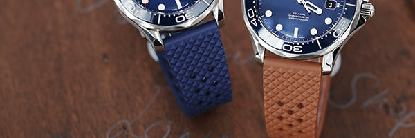 Quick Release Rubber Straight-End Watch Straps