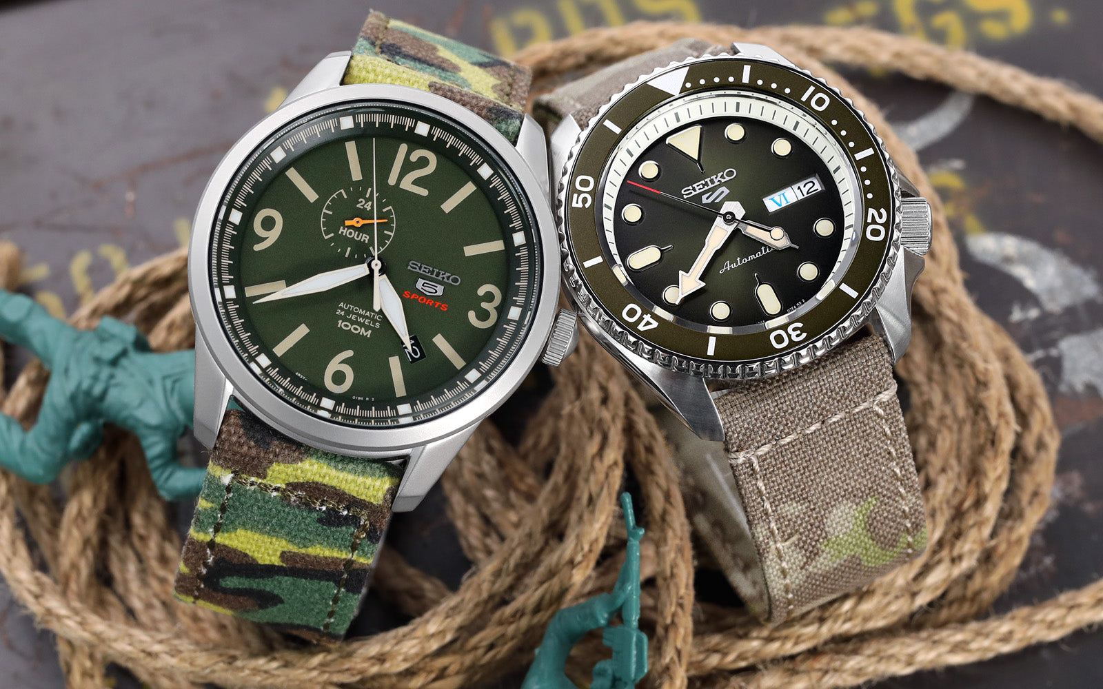 WW2 canvas watch strap, nylon watch bands