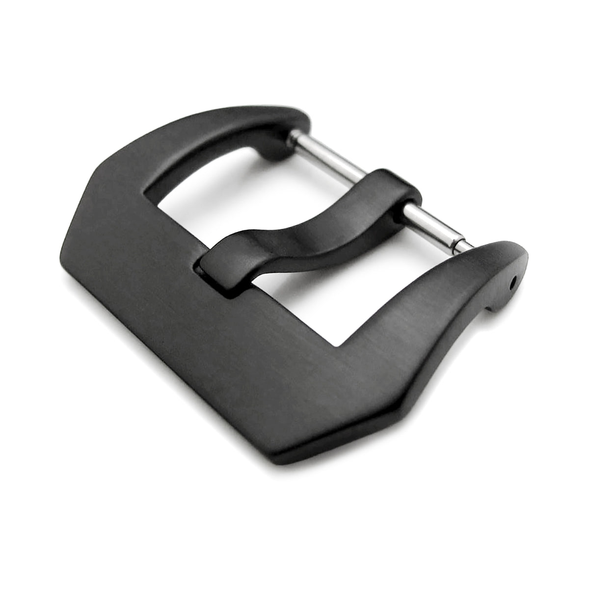 Boucle à ardillon en acier inoxydable 316L de haute qualité, 20mm, 22mm, finition PVD noire