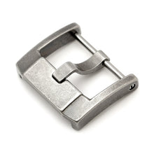 Fibbia a vite in acciaio inox 316L stile IWC, finitura grezza retrò, disponibile in 18mm, 20mm o 22mm