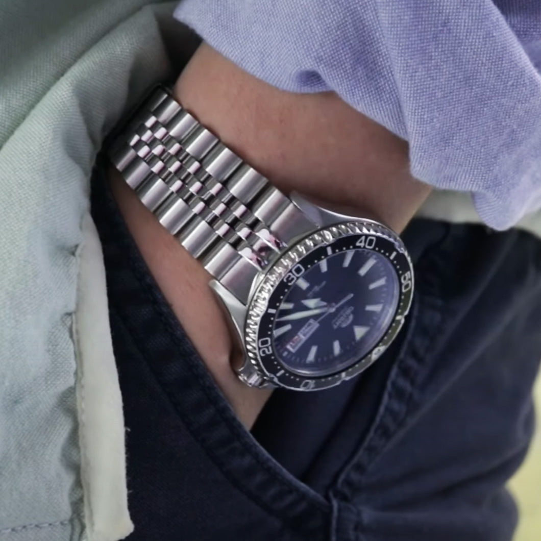 Orient Kamasu watch band by Strapcode