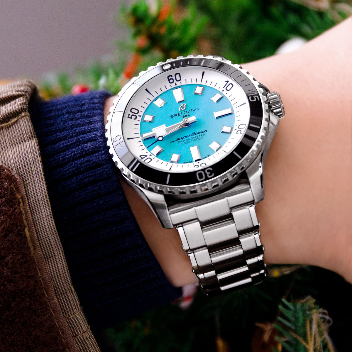 22mm Metabind QR Uhrenarmband, gerades Ende, Schnellwechsel, 316L Edelstahl, gebürstete V-Schließe