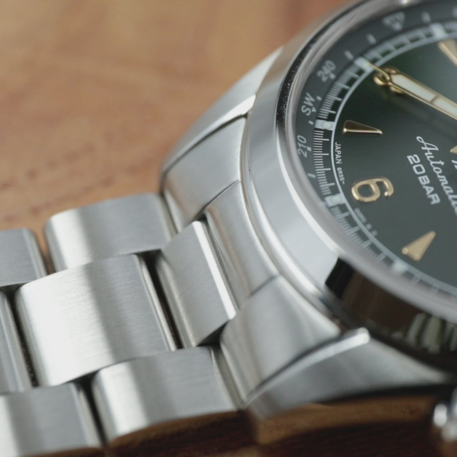 Super-O Boyer 20mm Stainless Steel Bracelet for Seiko Alpinist SARB017 SPB155