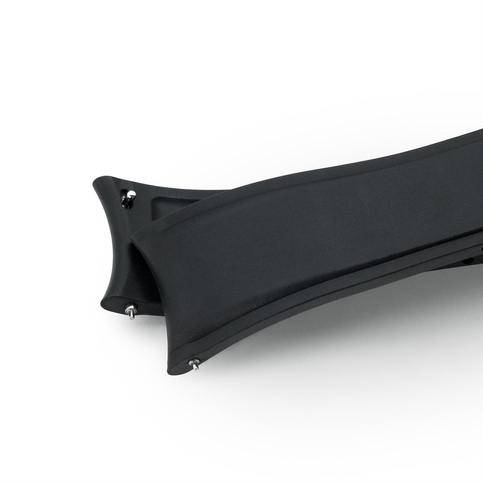 Crafter Blue - CX03 Black Quick Release Flexi-Curved FKM Rubber Watch Strap Strapcode Watch Bands