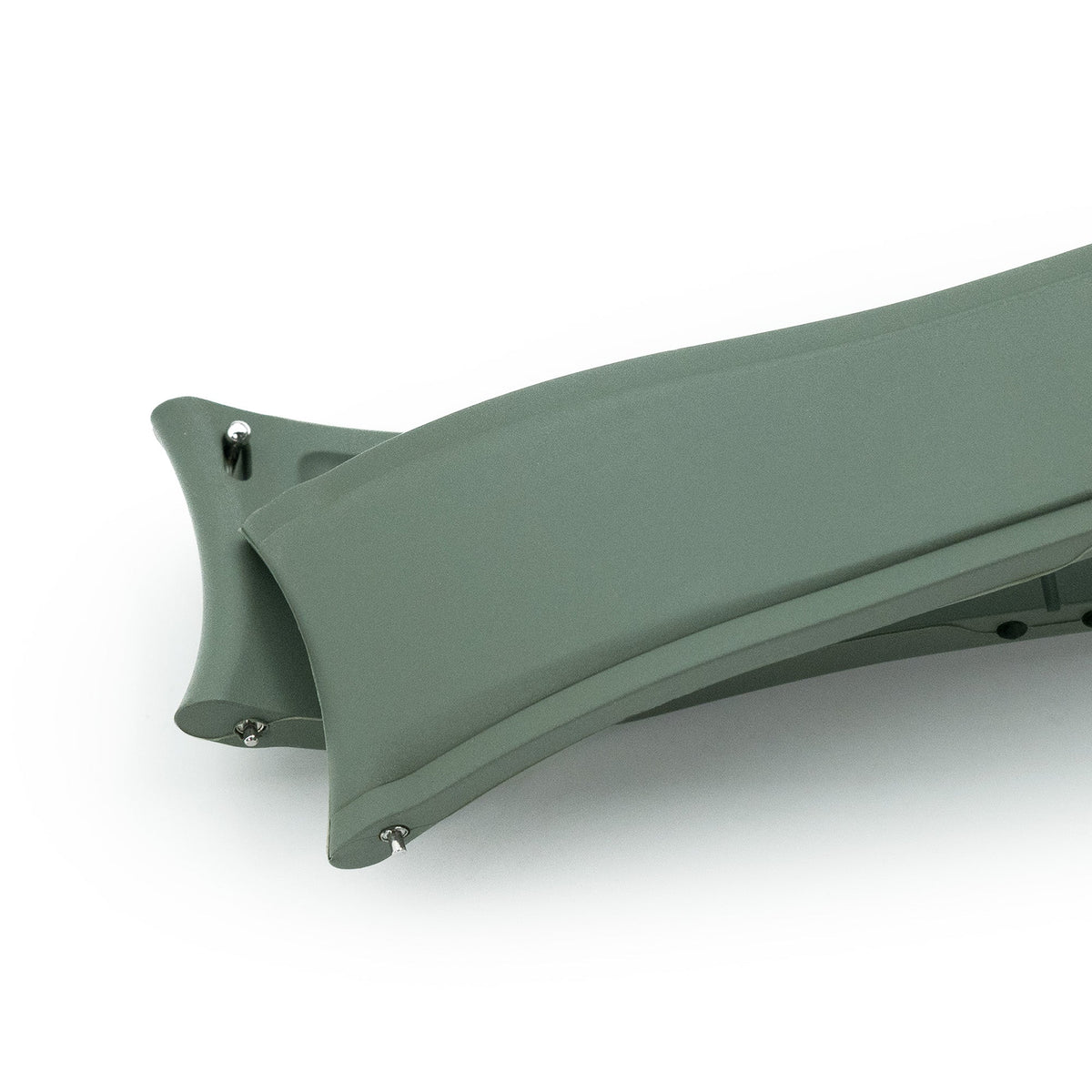 Crafter Blue - CX03 Oliver Green Quick Release Flexi-Curved FKM Rubber Watch Strap Strapcode Watch Bands