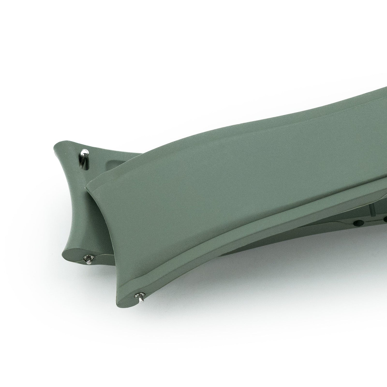 Crafter Blue - CX03 Oliver Green Quick Release Flexi-Curved FKM Rubber Watch Strap Strapcode Watch Bands