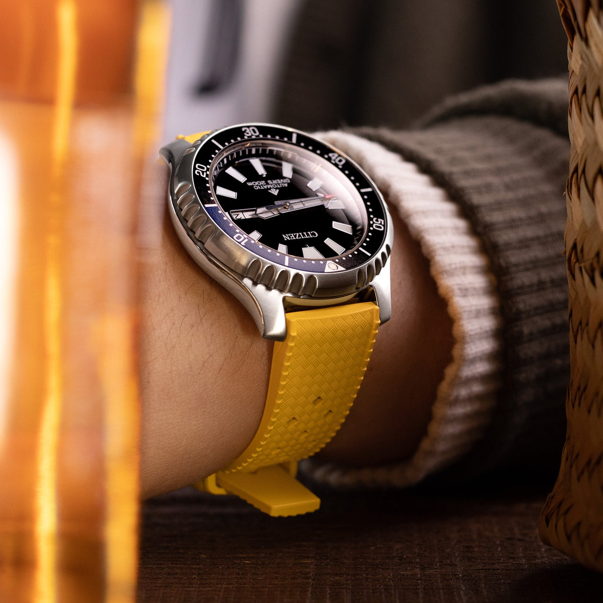 Citizen Promaster Fugu Asia Limited Diver&#39;s NY0111-11E Strapcode watch bands