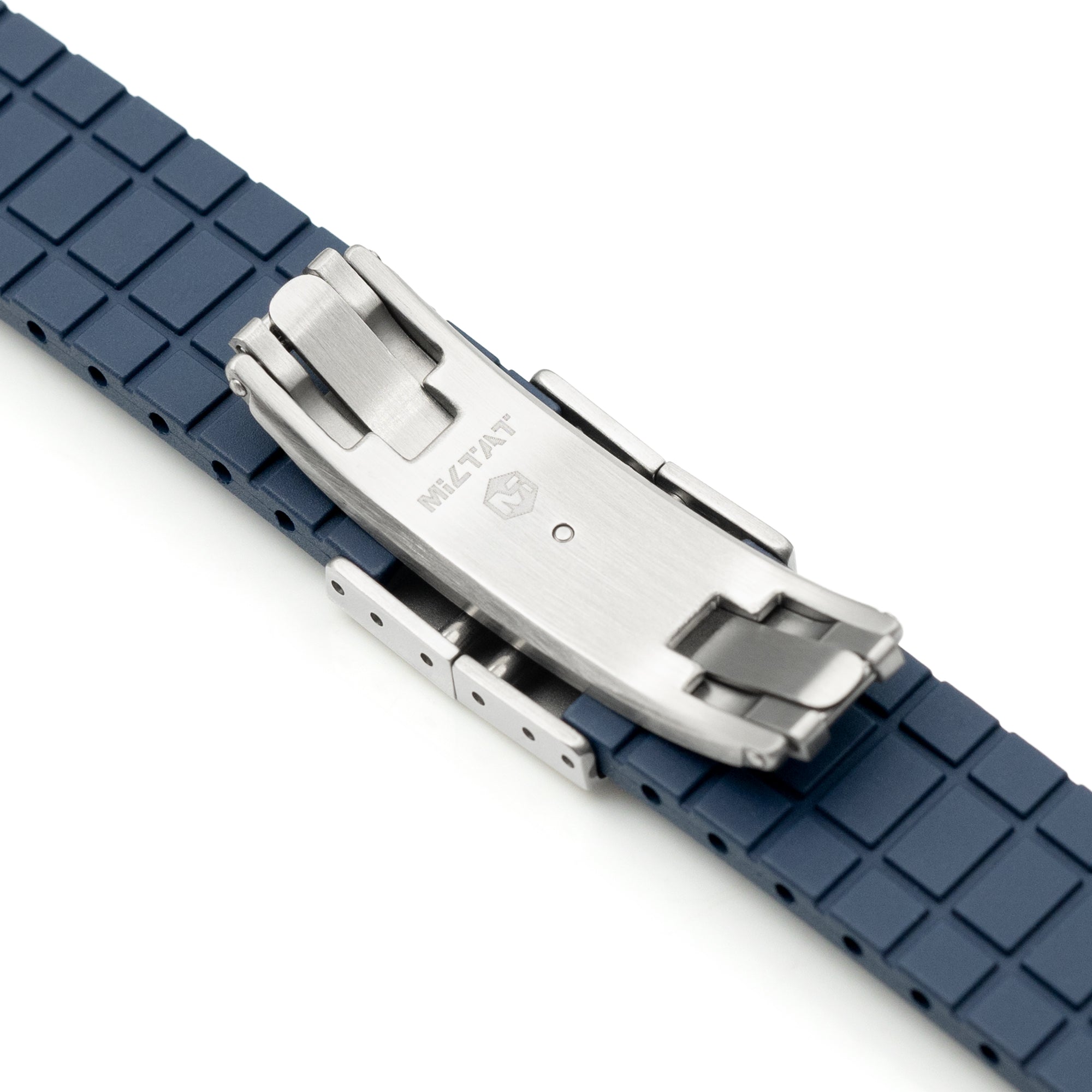 20mm Quick Release FKM28 Navy Blue FKM Rubber watch strap Strapcode watch bands