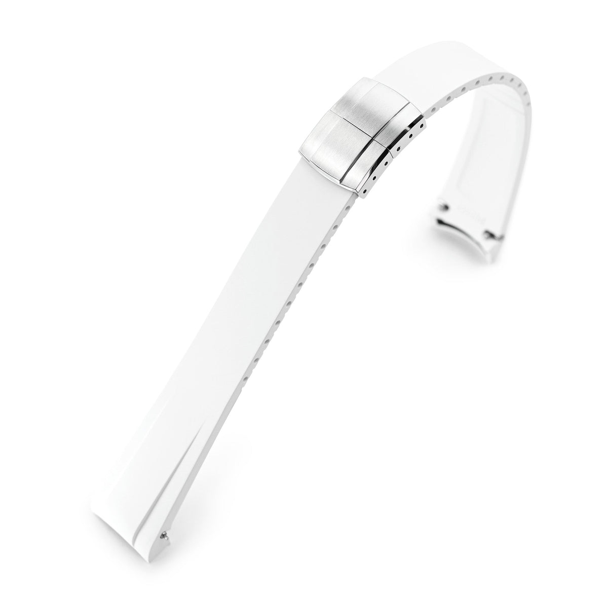 20mm FKM31 Off White Rubber Quick Release Watch Band for TUD BB58 Strapcode watch bands