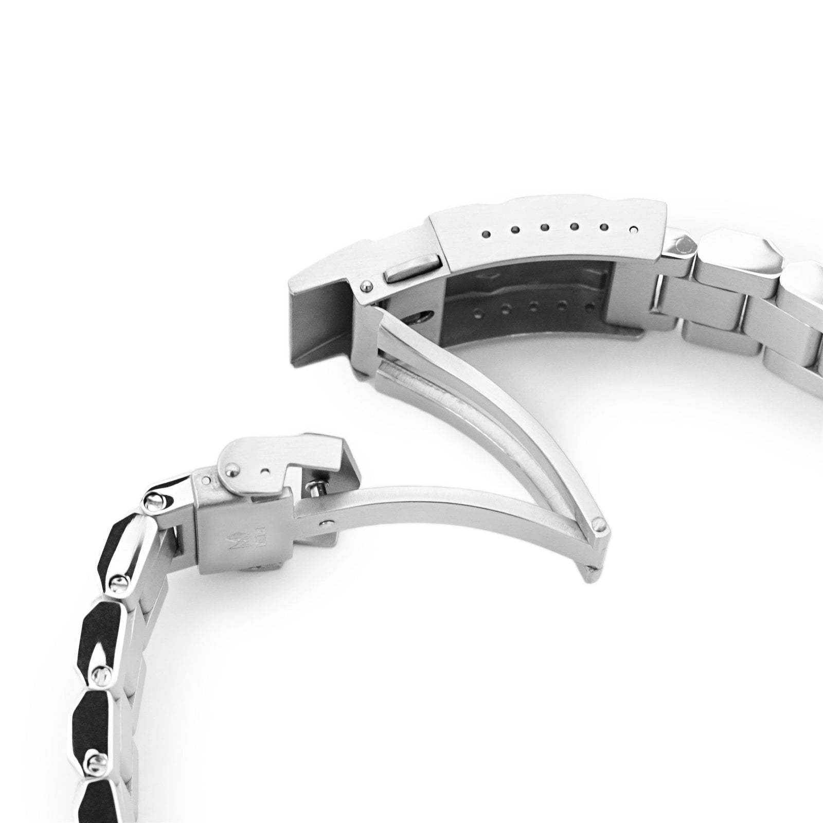 Bracelet Hexad 20mm pour Seiko MM300 Prospex Marinemaster SBDX001 SBDX017 SBDX023, acier inoxydable brossé, fermoir SUB Diver