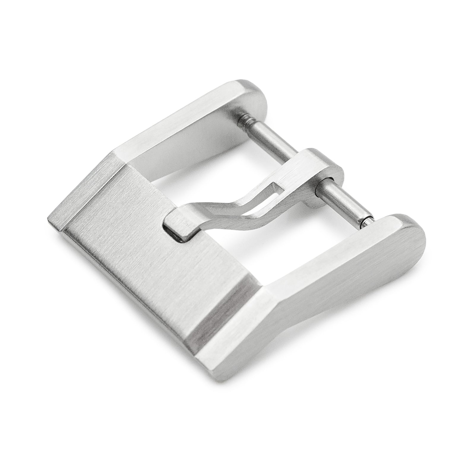 Boucle Cubic #69 18mm ou 20mm, ardillon 5mm pour bracelet montre, finition brossée