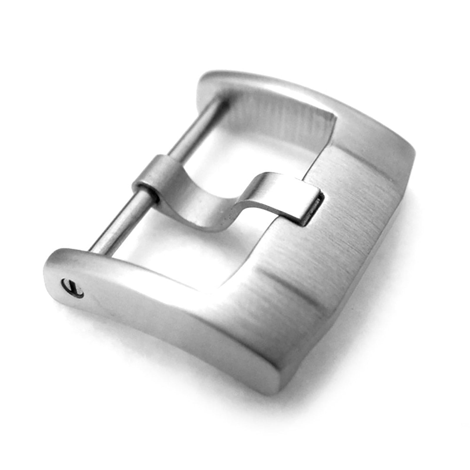 Boucle vissée IWC-style en acier inoxydable 316L de qualité supérieure 18mm, 20mm, 22mm, finition brossée