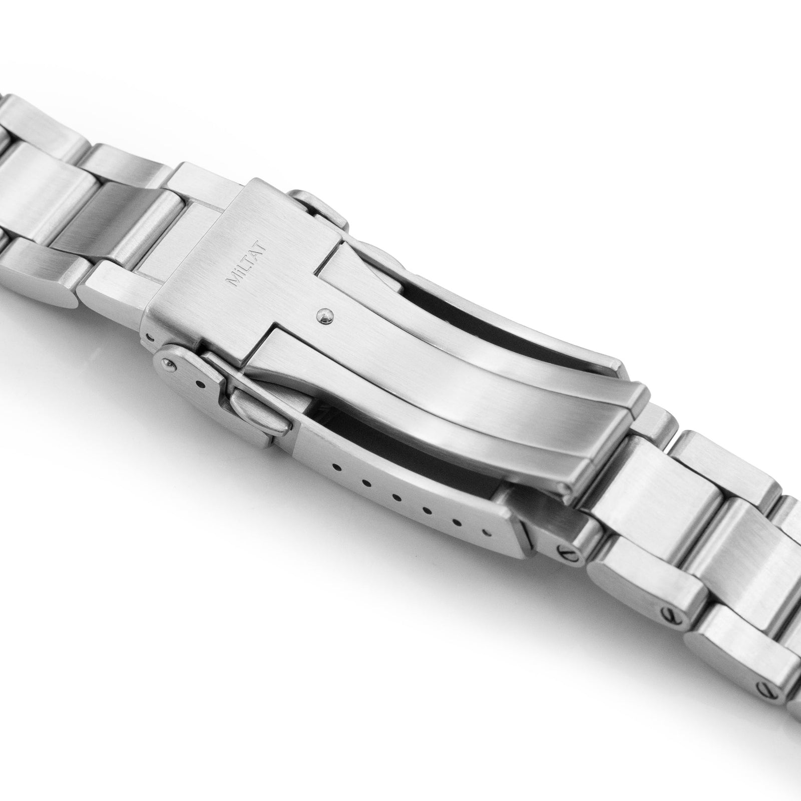 Au-delà du bracelet Vintage Super Boyer pour TUD Tiger 79280 en finition brossée, boucle V-Clasp