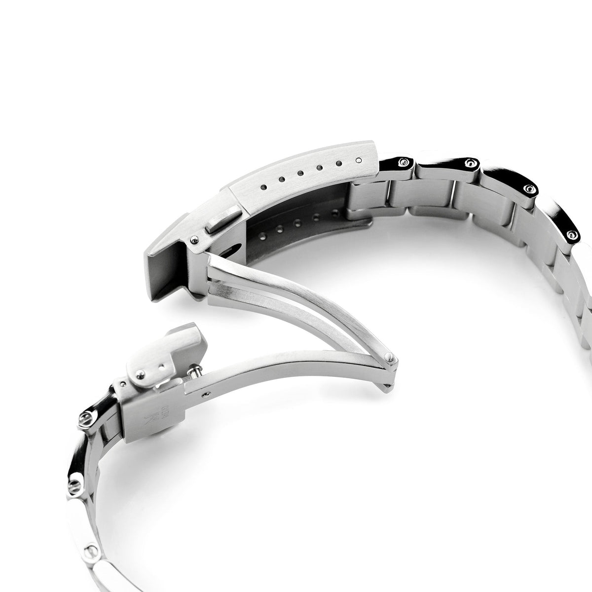 Bracelet montre Super-O Boyer 20mm pour Seiko Prospex Speedtimer SSC813 SSC815 SSC817, acier inoxydable brossé, fermoir V Diver