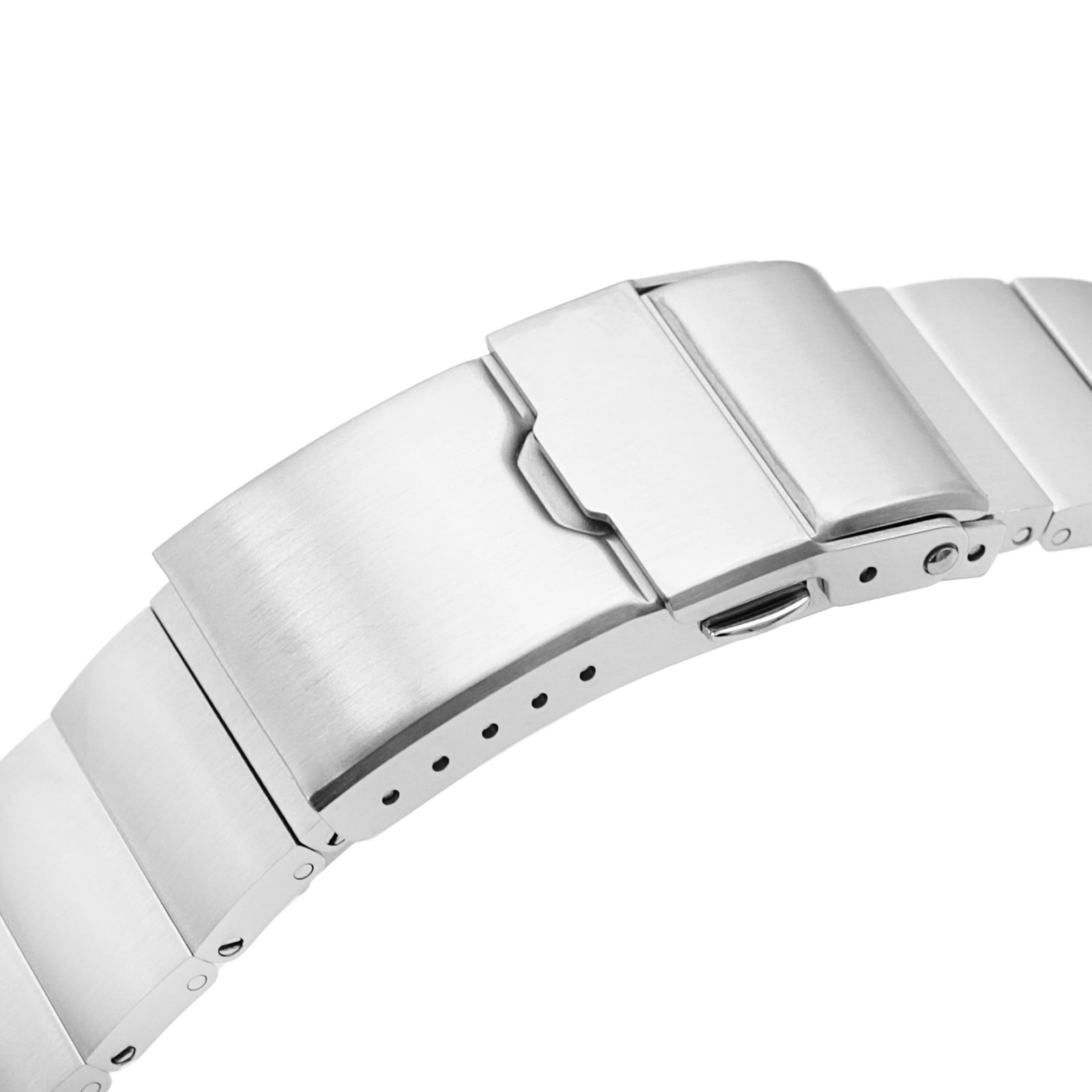 Bracelet montre Rollball II 20mm pour Seiko 5 Sports 38mm SRPK29 SRPK31 SRPK33 SRPM07, acier inoxydable brossé, fermoir plongeur Baton