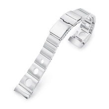 Cinturino Rollball II 20mm per Seiko Alpinist SARB017 SPB155 SBEJ005 (compatibile con Hamilton Khaki H70455733), Acciaio Inox - Satinato, Chiusura Baton Diver