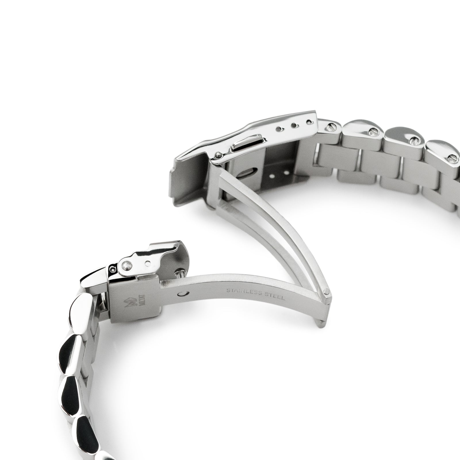 Bracelet Endmill 22mm pour Seiko New Turtles SRP777 SRP775 SRPA21 (PADI), acier inoxydable brossé, boucle de plongée