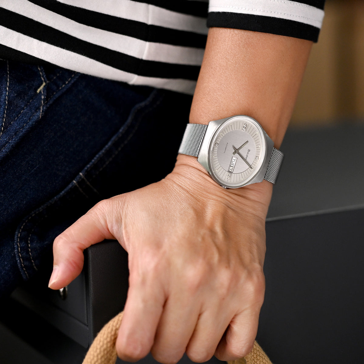 Bracelet Maille Superfine à Dégagement Rapide 18mm 19mm 20mm 22mm