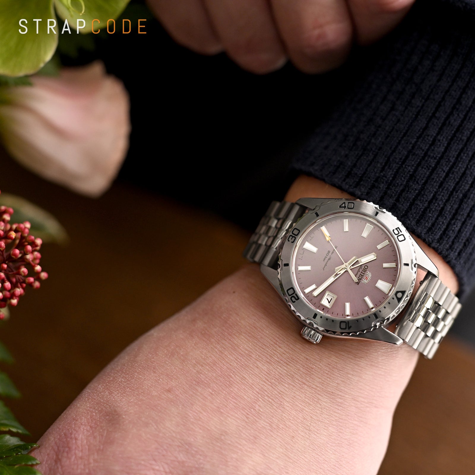 20mm Angus-O2 QR Titan-Uhrenarmband, gerades Ende, Schnellverschluss, gebürstete Slinea-Schließe