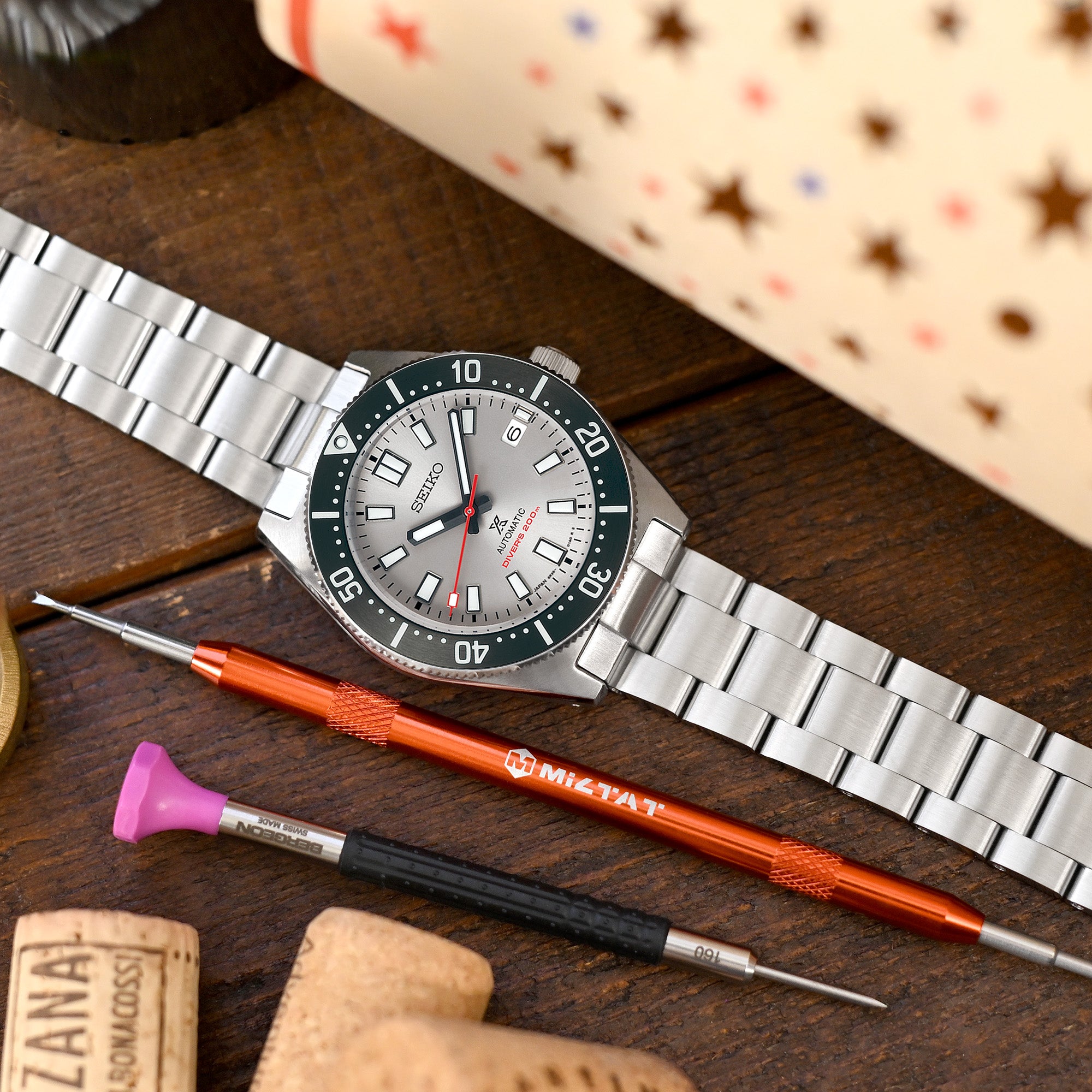 20mm Super-O Boyer Stainless Steel Bracelet for Seiko SPB143 63MAS