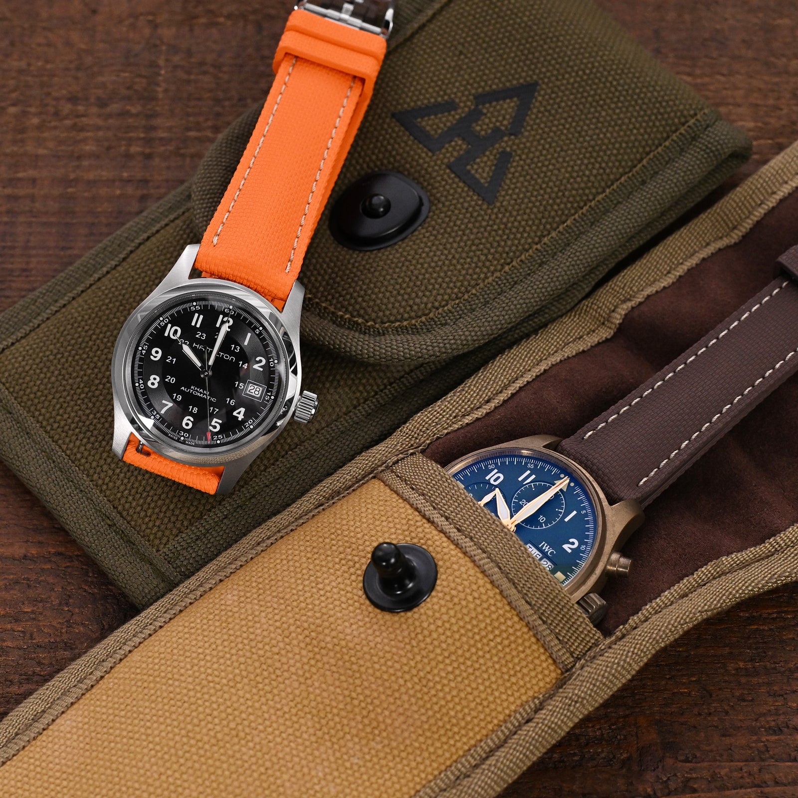 The M-1937 Khaki Watch Stowage Pouch WSP by HAVESTON Straps