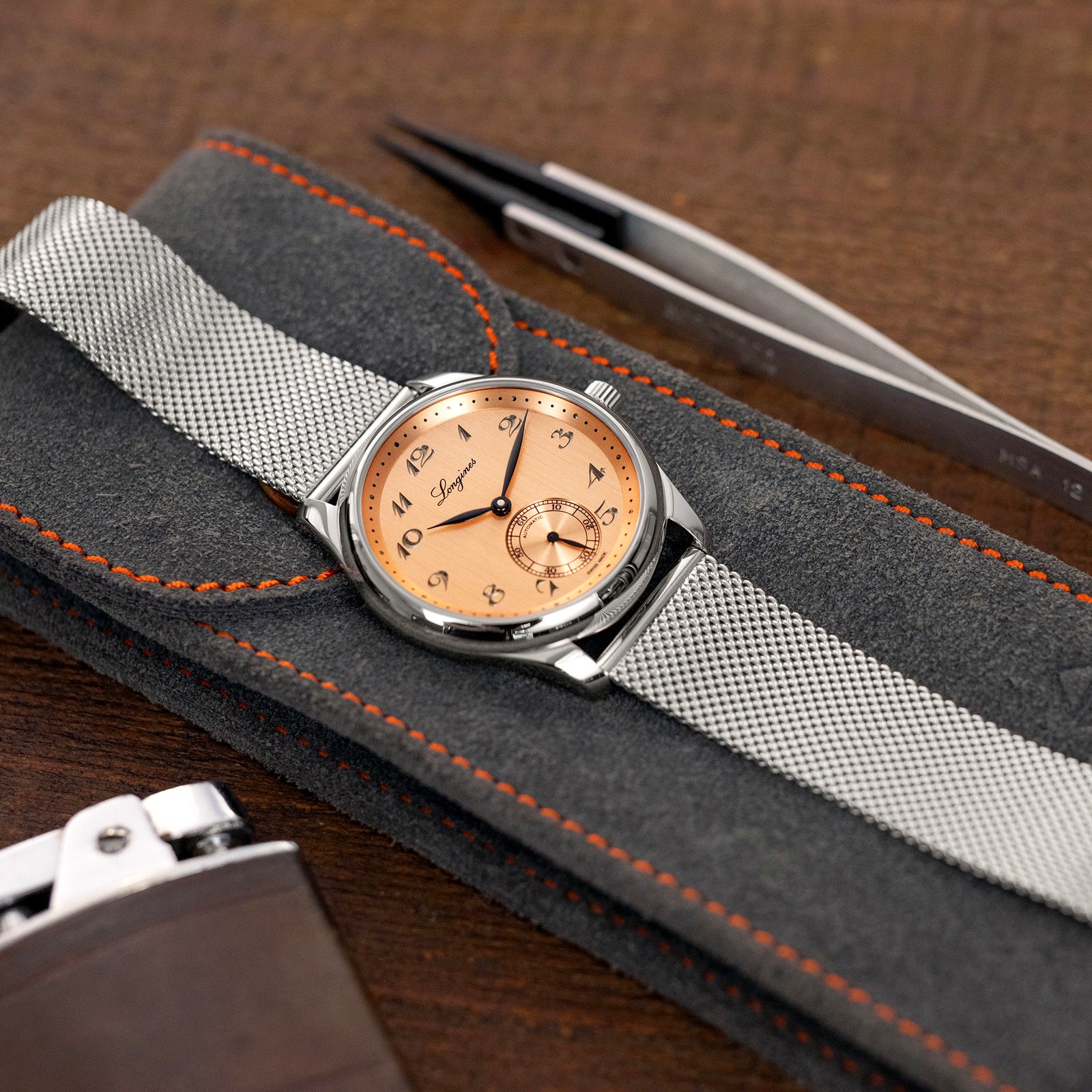 Correa de reloj de malla superfina clásica de liberación rápida, 18mm, 19mm, 20mm o 22mm, pulida