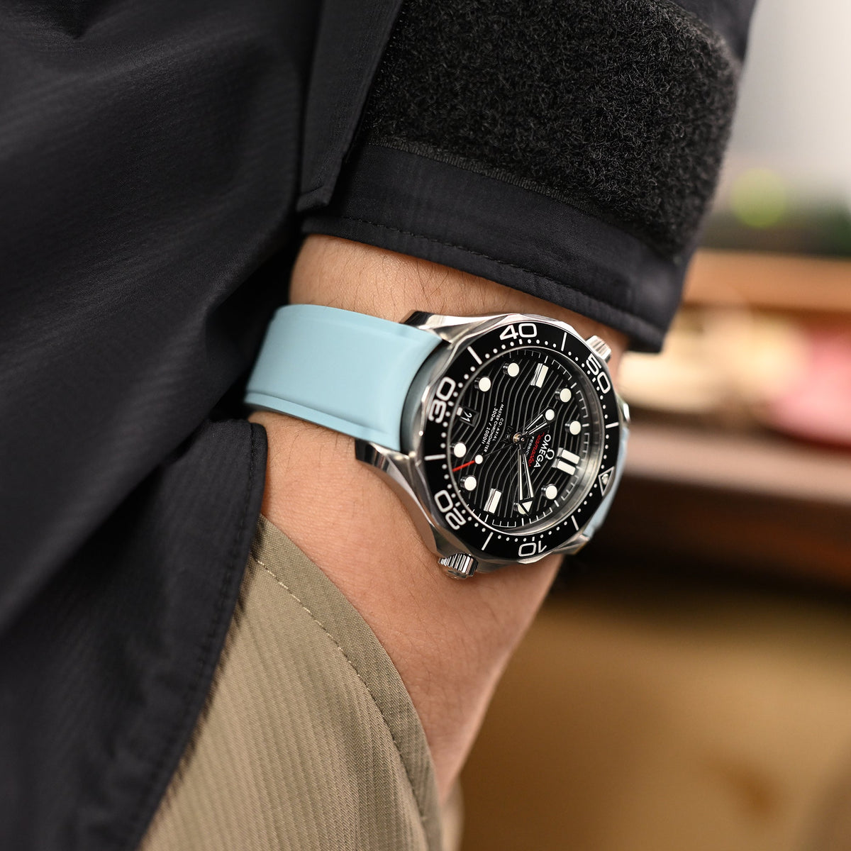 Omega Seamaster Diver 300M Co-Axial Master Chronometer 42MM Ref. 210.30.42.20.01.001 Strapcode Watch Bands