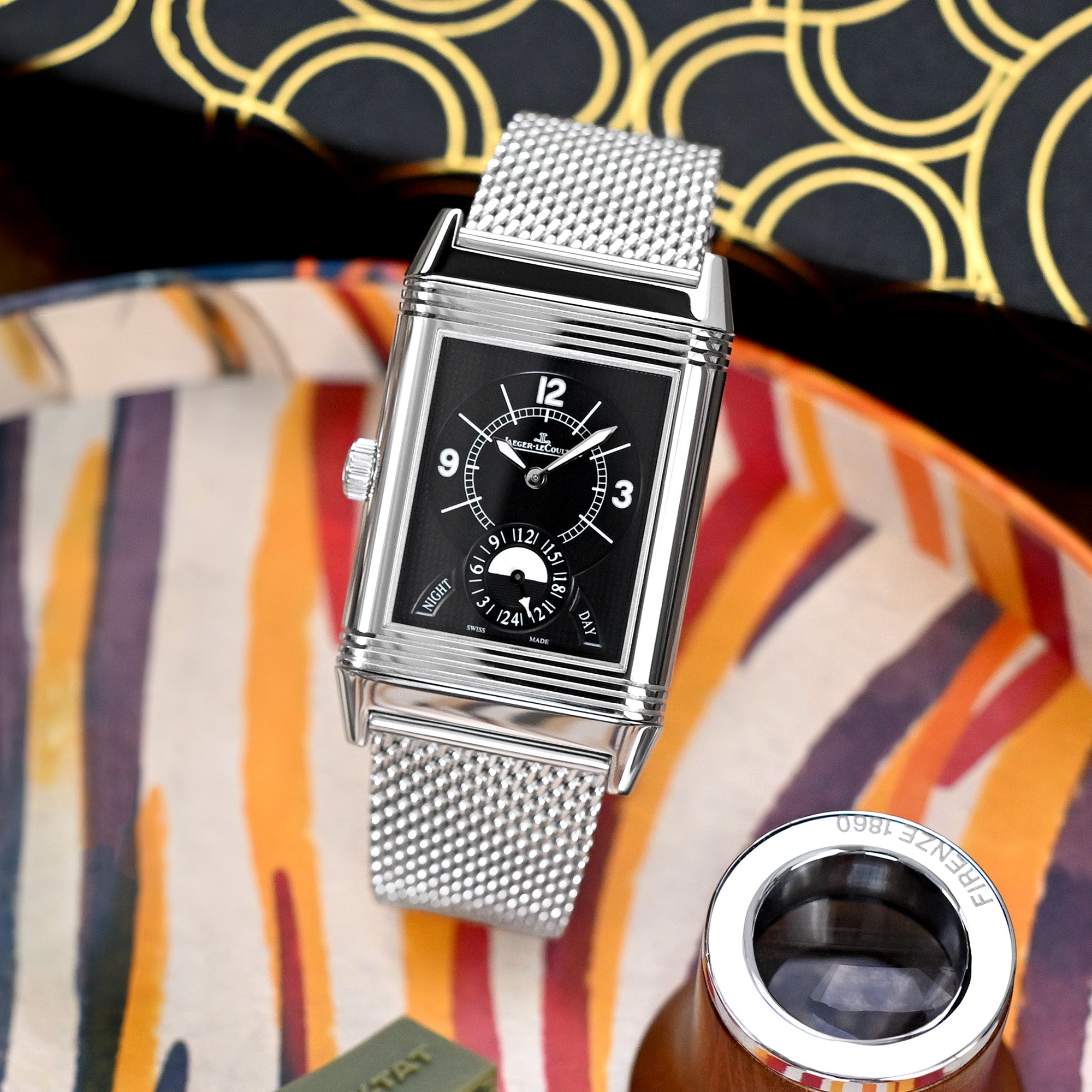 Schnellwechsel Tapered Milanaise Mesh Uhrenarmband, 18mm, 19mm, 20mm, 21mm oder 22mm, poliert
