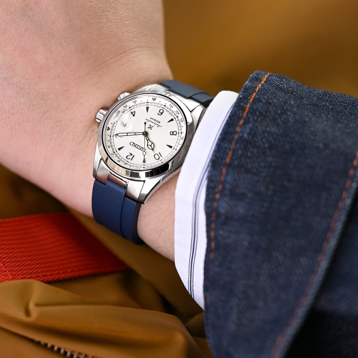 Seiko Prospex White Alpinist SPB119J1 Strapcode watch bands