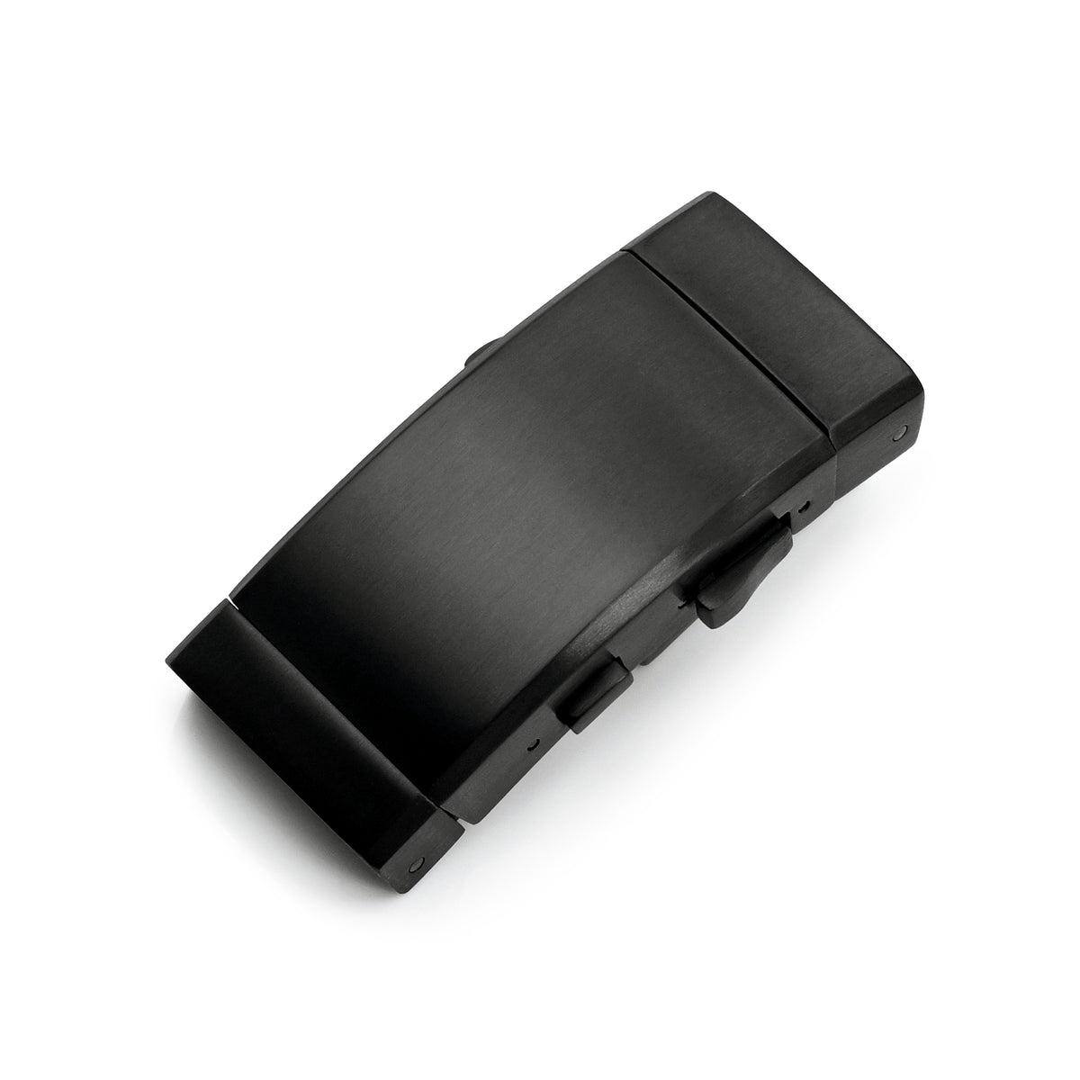 Fibbia a cricchetto per muta 18mm in acciaio 316L, chiusura di estensione subacquea con pulsante di controllo, rivestimento Diamond-like Carbon (DLC).
