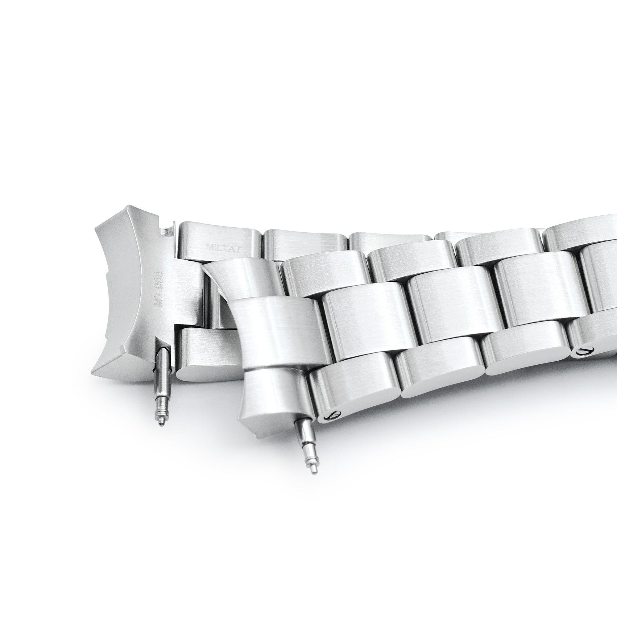 20mm Super-O Boyer Watch Band for TUD BB58, 316L Stainless Steel Brushed V-Clasp