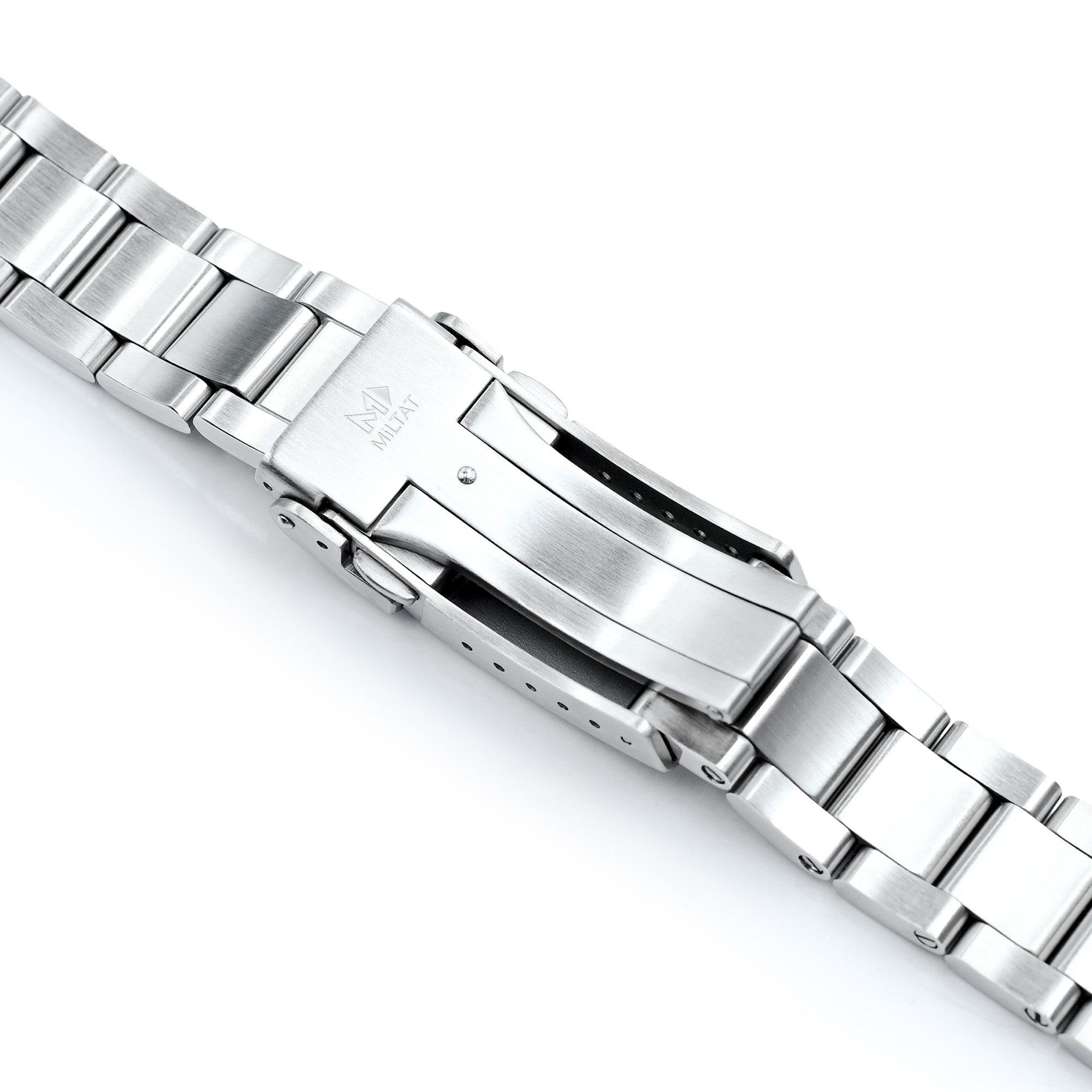 20mm Super-O Boyer Watch Band for TUD BB58, 316L Stainless Steel Brushed V-Clasp