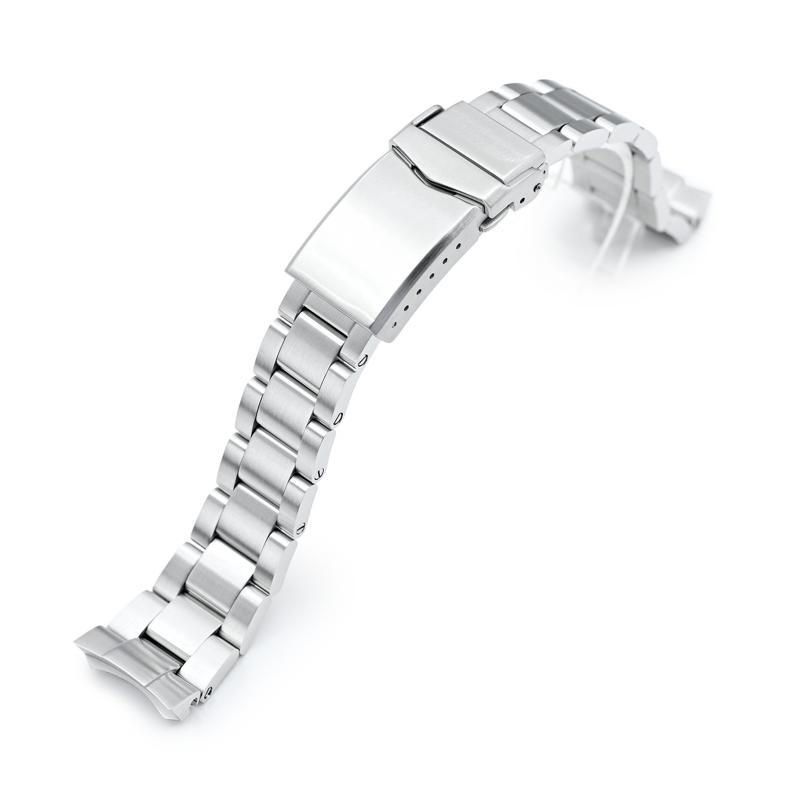 Bracelet montre Super-O Boyer 20mm pour Seiko Prospex Speedtimer SSC813 SSC815 SSC817, acier inoxydable brossé, fermoir V Diver