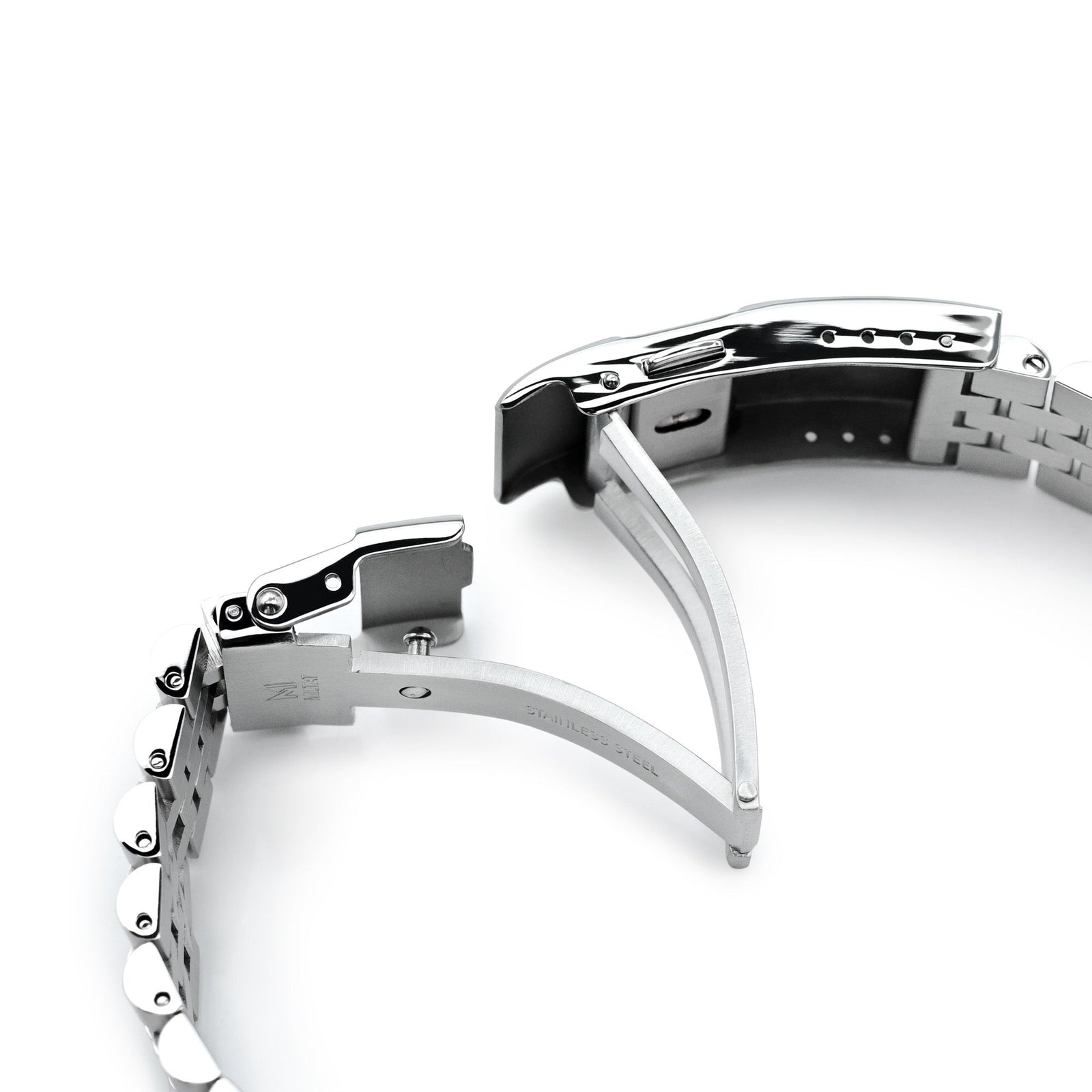 20mm Super-JUB II for Orient Mako 40 Baton Diver Clasp Brushed Strapcode Watch Bands