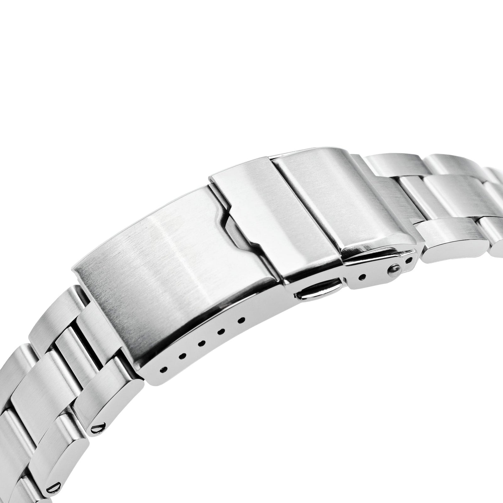 20mm Super-O Boyer for Orient Mako 40 Baton Diver Clasp Brushed Strapcode Watch Bands