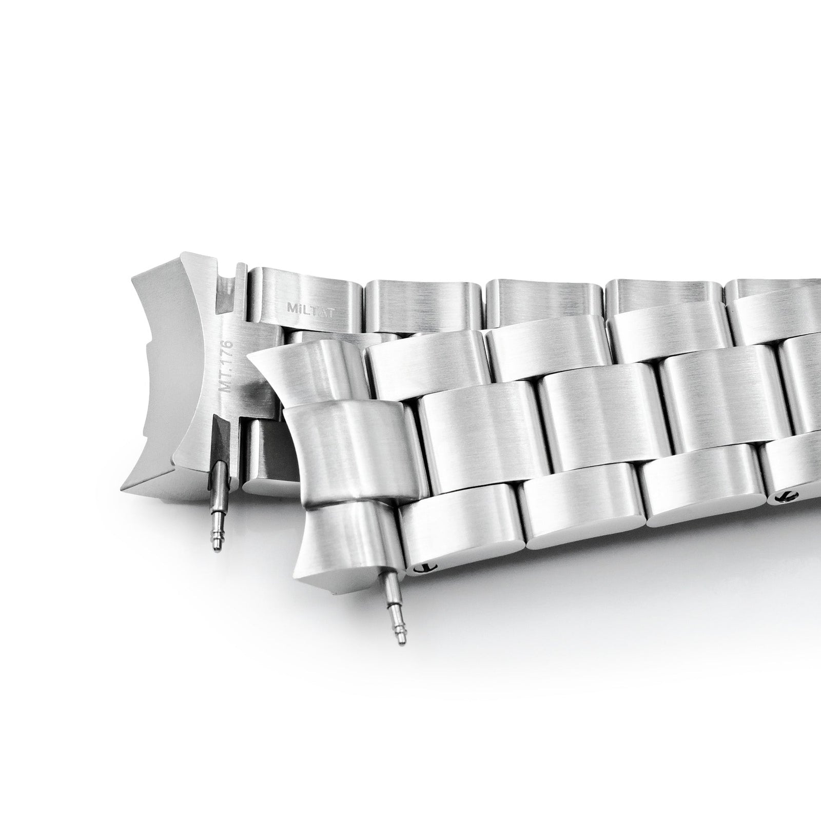 20mm Super-O Boyer for Orient Mako 40 Baton Diver Clasp Brushed Strapcode Watch Bands