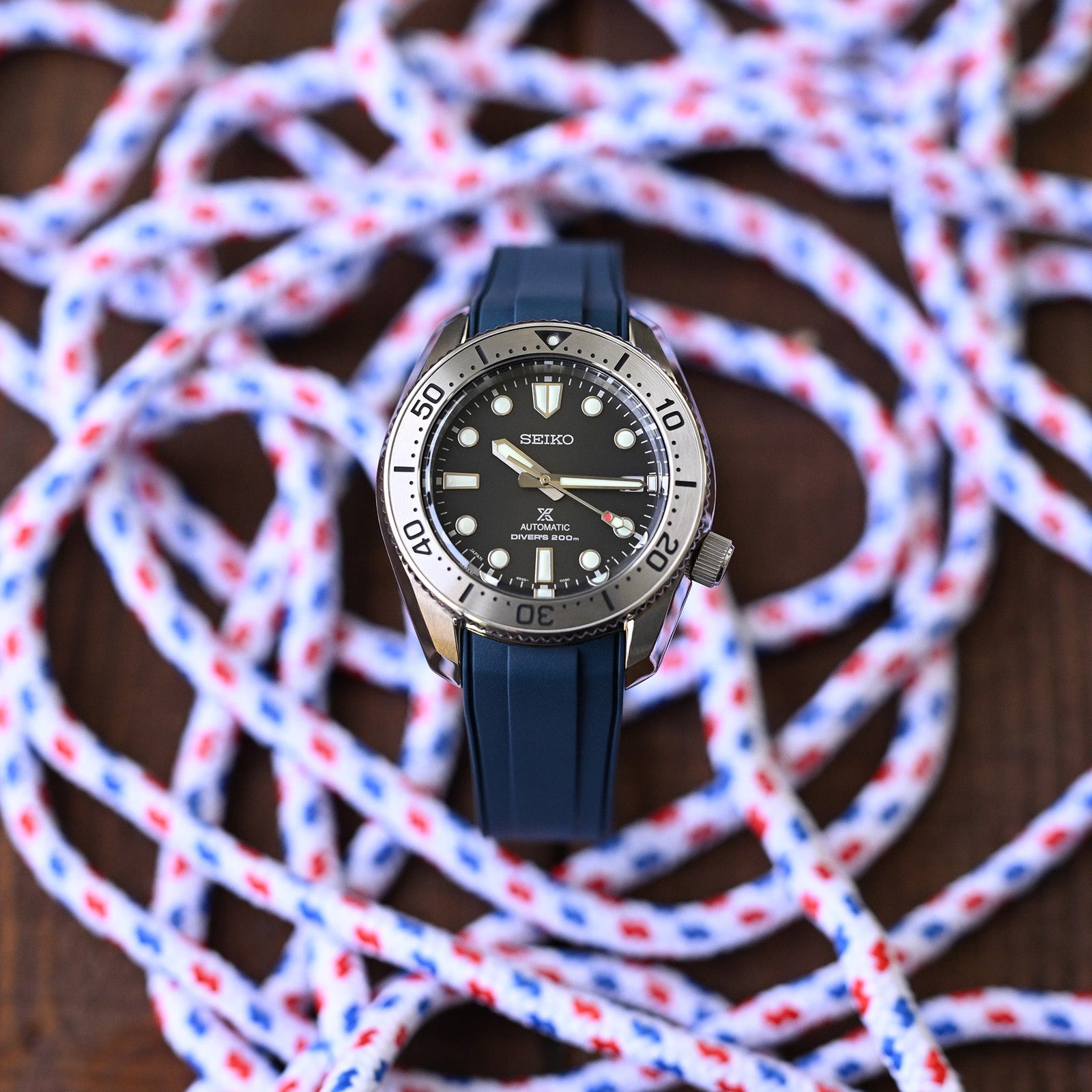 Seiko Prospex Automatic 1968 Diver Baby Marinemaster SPB185 Strapcode watch bands