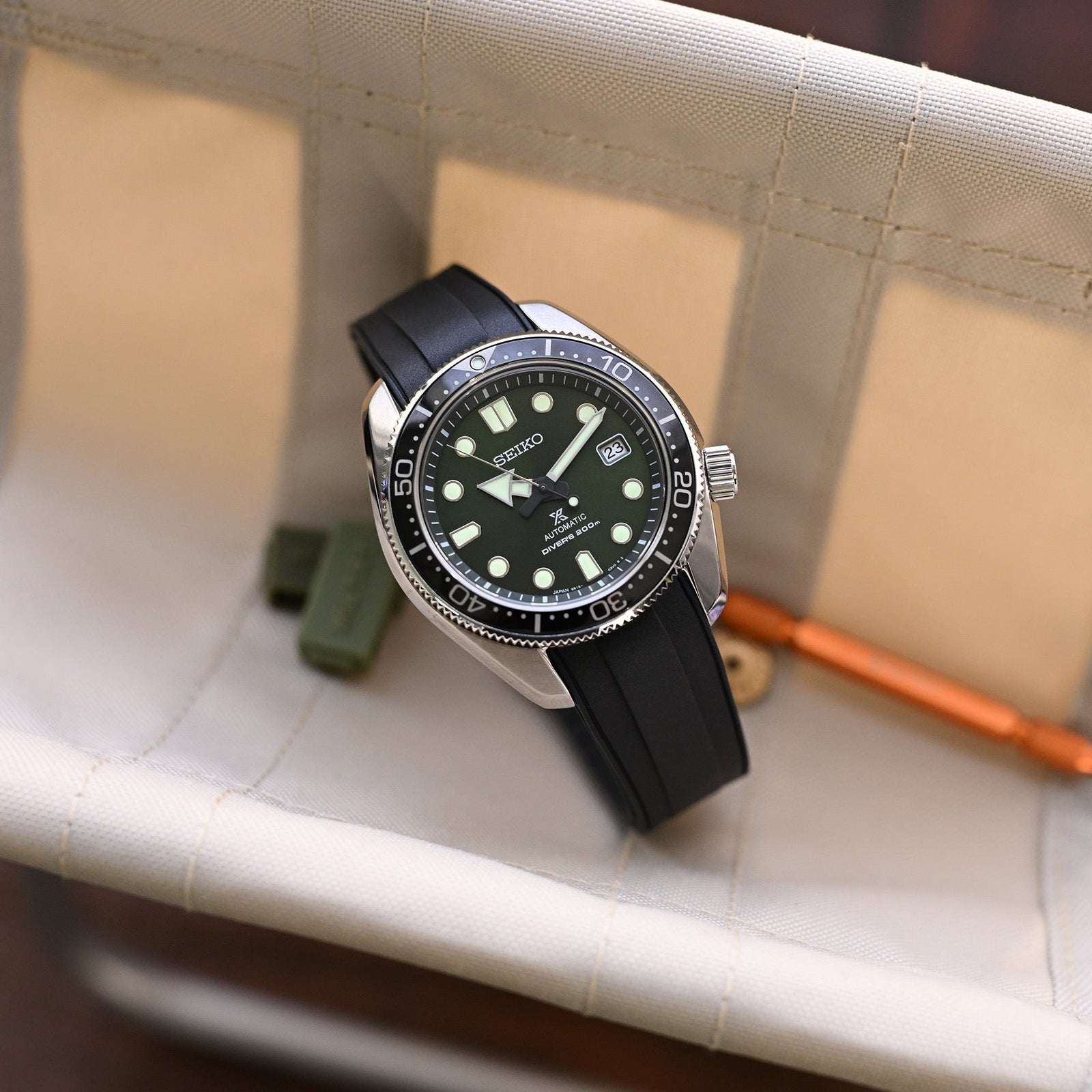 Seiko Baby MM SBDC079 Ginza limited edition 300 pieces Prospex 200M Baby Marinemaster JDM Strapcode watch bands