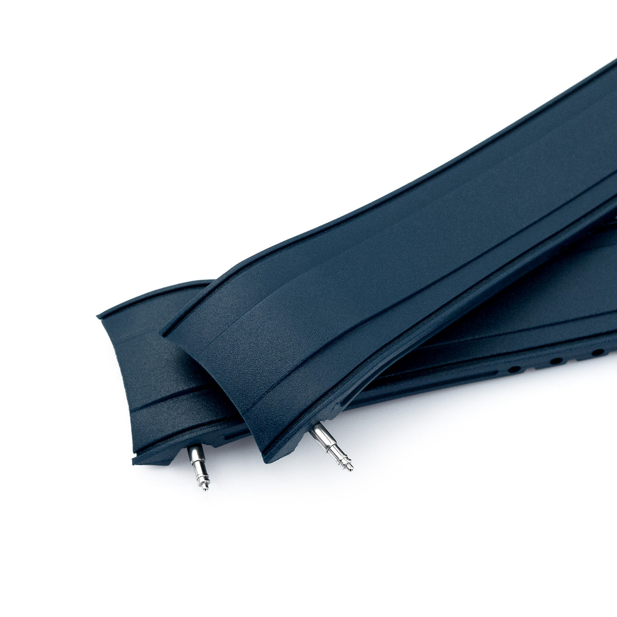 StrapXPro - SX2B Rubber Strap for New Seiko 5 Sports 40mm SRPE Series, Navy Blue Strapcode watch bands