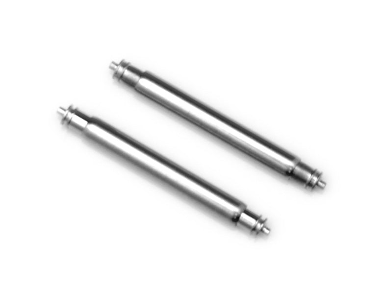 3 pairs Heavy Duty Double Shoulder Spring Bar Dia. 2.5mm (Seiko Generic Spring Bars) Strapcode Spring Bars