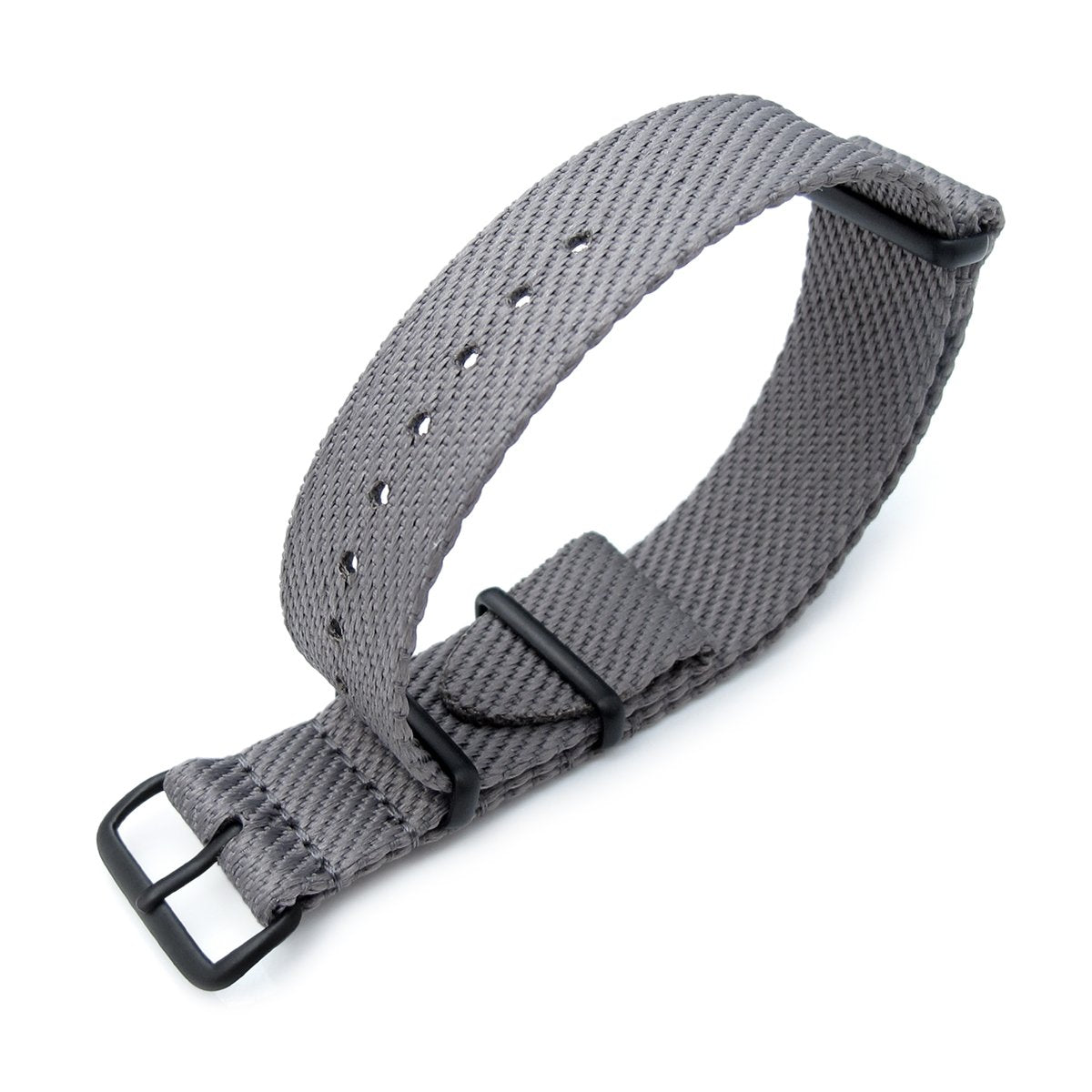 MiLTAT 20mm G10 Military NATO Watch Strap Waffle Nylon Armband PVD Military Grey Strapcode Watch Bands