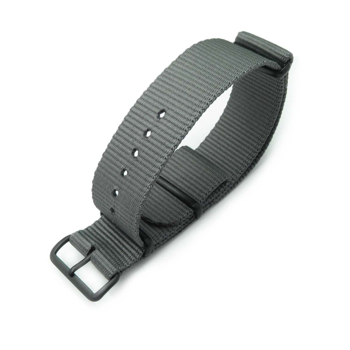 MiLTAT 22mm G10 Military Watch Strap Ballistic Nylon Armband PVD Military Grey Strapcode Watch Bands