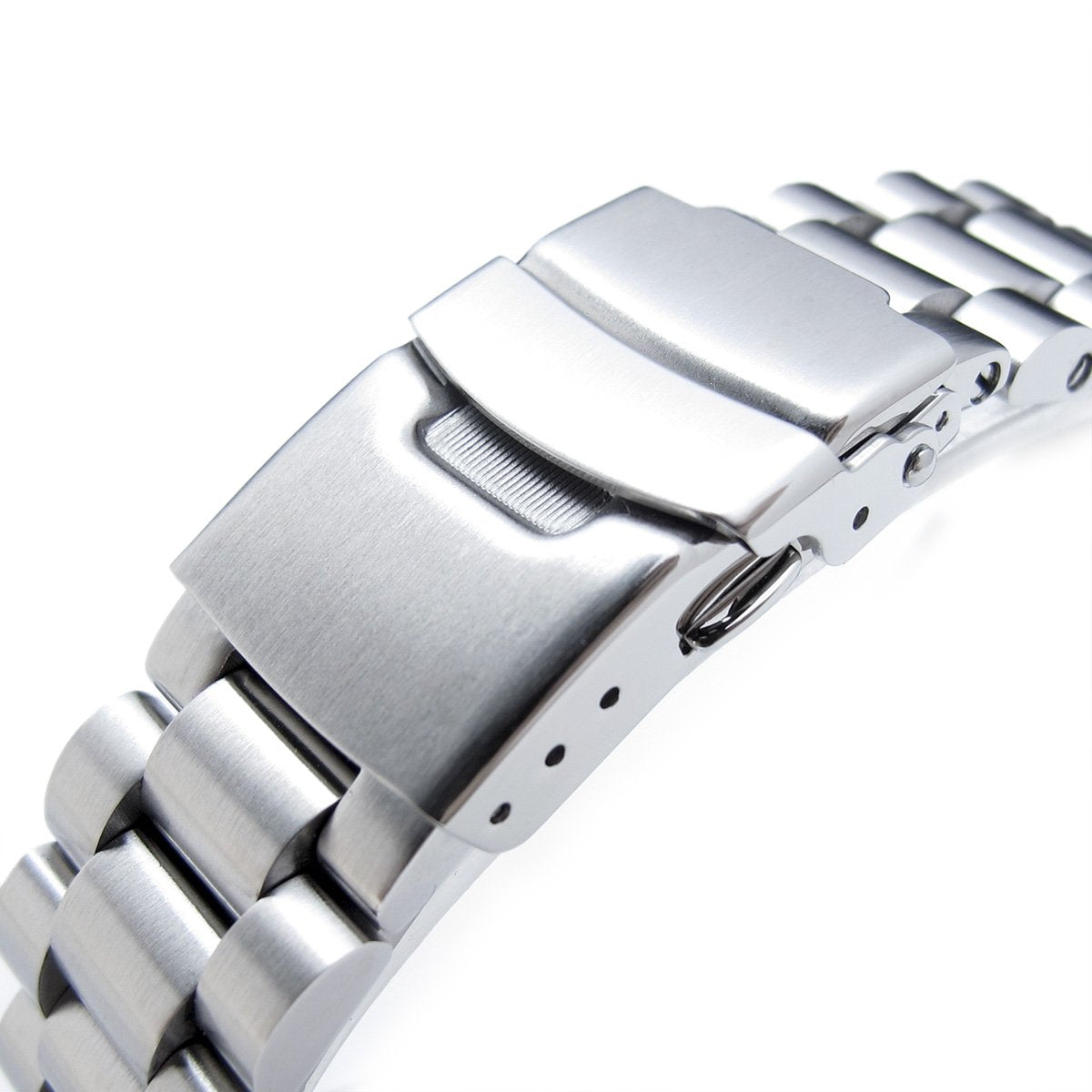 20mm Endmill Solid 316L Stainless Steel Watch Bracelet Straight End Strapcode Watch Bands