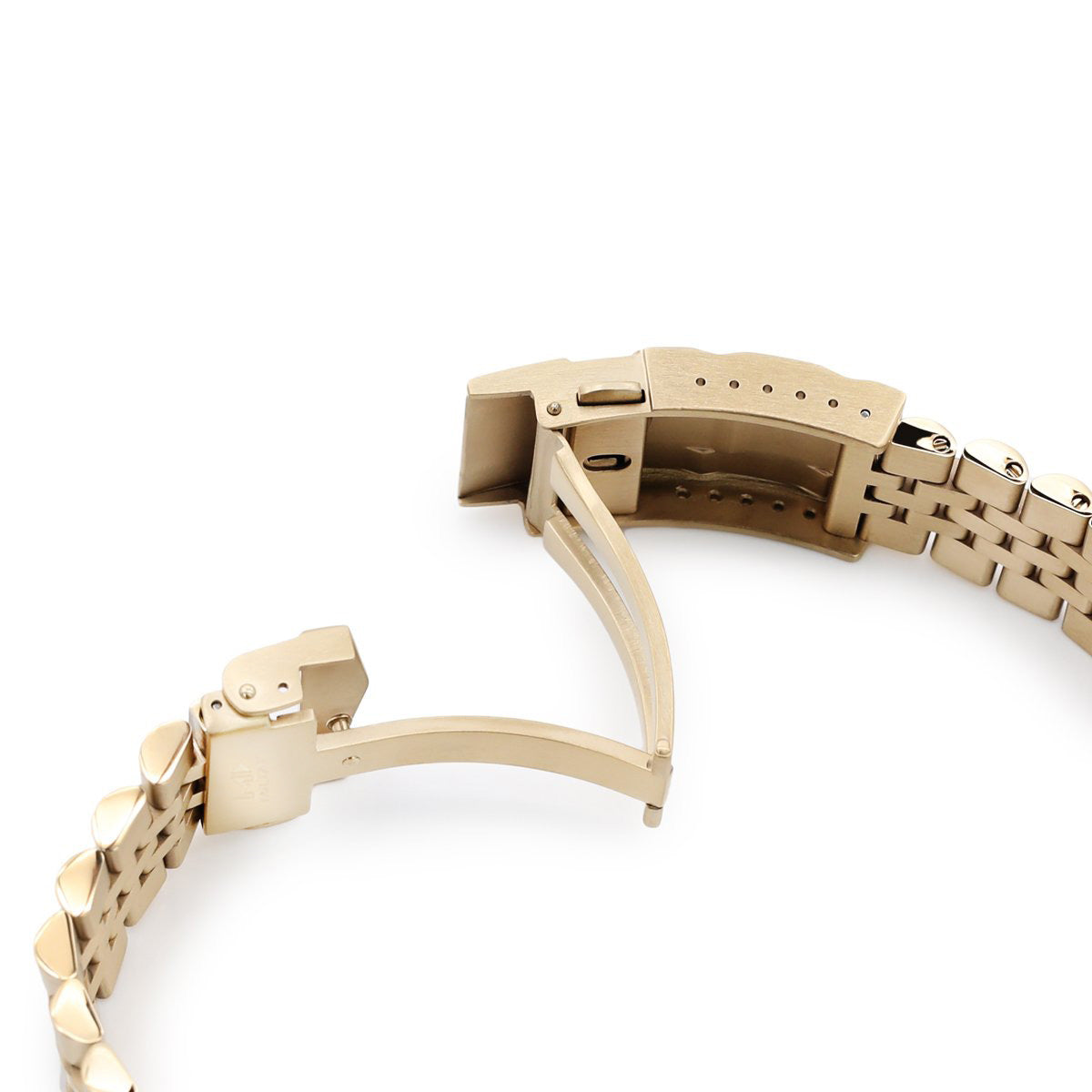 Super-J Louis 22mm Gold Stainless Steel Bracelet for Seiko Turtle SRPC44 SRP777