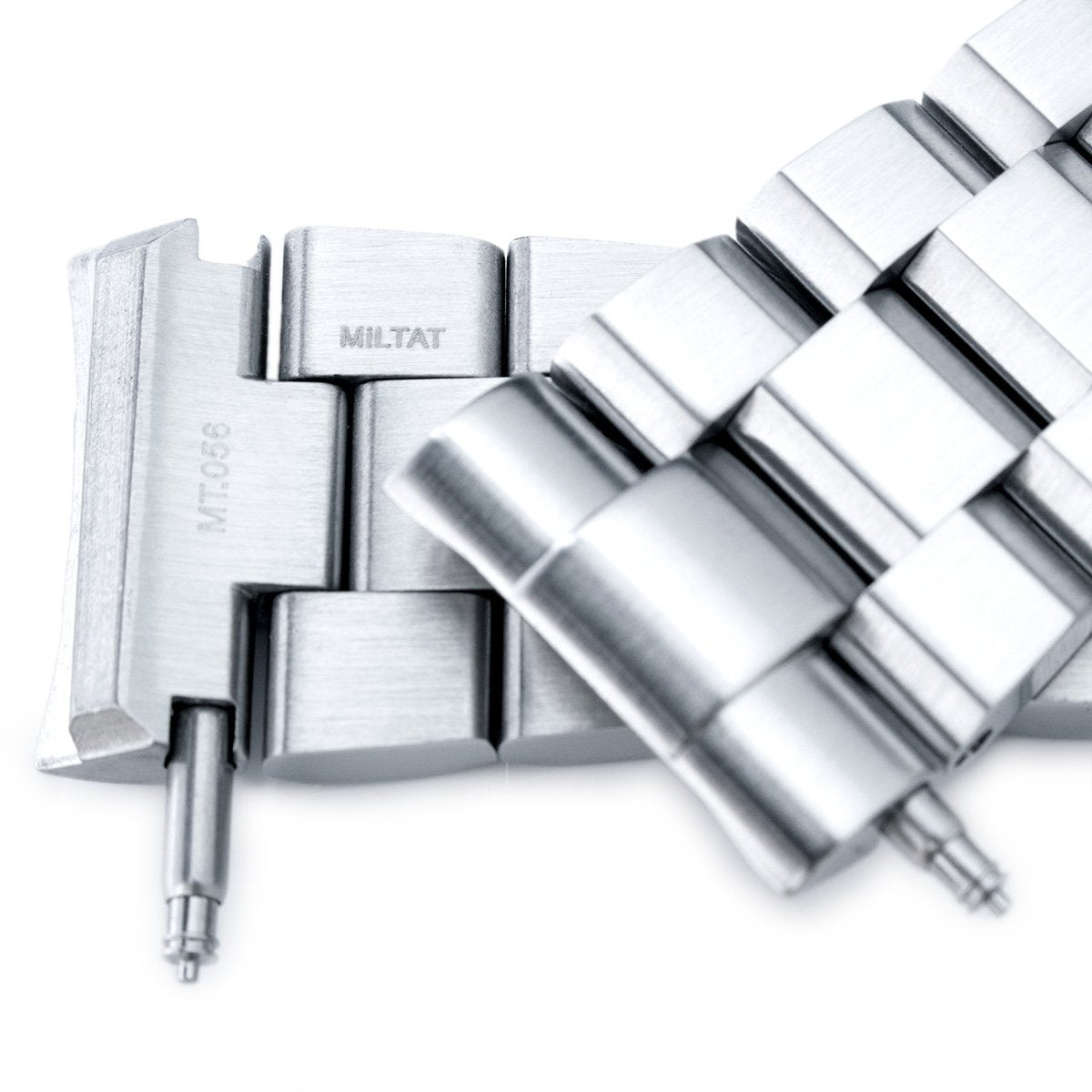 22mm Hexad 316L Stainless Steel Watch Band for Seiko New Turtles SRP777 &amp; PADI SRPA21 V-Clasp Button Double Lock Brushed Strapcode Watch Bands